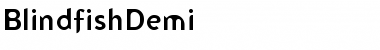 Download Blindfish Regular Font Title Preview