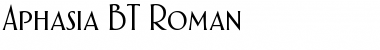 Download Aphasia BT Roman Font Title Preview