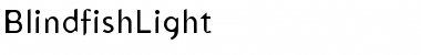 Download Blindfish Regular Font Title Preview