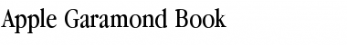 Download Apple Garamond BT Regular Font