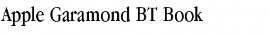Download Apple Garamond BT Book Font