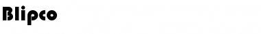 Download Blippo Normal Font Title Preview