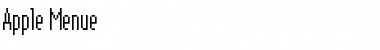 Download Apple Menue Normal Font Title Preview