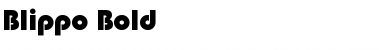 Download Blippo Bold Font Title Preview