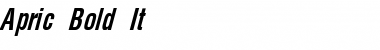 Download Apric Bold It Font Title Preview