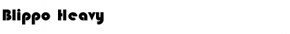 Download Blippo Heavy Font Title Preview