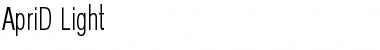 Download ApriD Light Font Title Preview