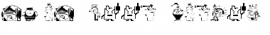 Download aqua teen hunger font (c) adult swim Font Title Preview
