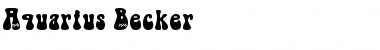Download Aquarius Becker Normal Font Title Preview