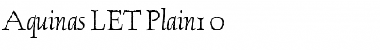 Download Aquinas LET Plain Font Title Preview