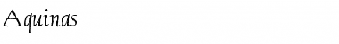 Download Aquinas Regular Font Title Preview