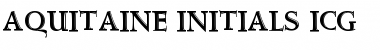 Download Aquitaine Initials ICG Regular Font Title Preview
