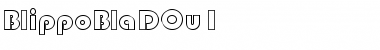 Download BlippoBlaDOu1 Regular Font Title Preview