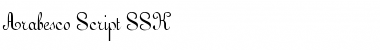 Download Arabesco Script SSK Regular Font Title Preview