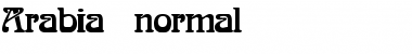 Download Arabia normal Font Title Preview