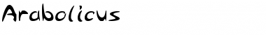 Download Arabolicus Regular Font Title Preview