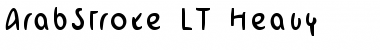 Download ArabStroke LT Heavy Regular Font Title Preview