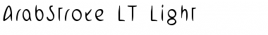 Download ArabStroke LT Light Regular Font Title Preview