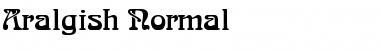 Download Aralgish Normal Font Title Preview