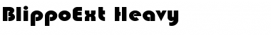 Download BlippoExt-Heavy Regular Font Title Preview