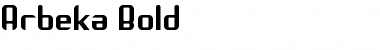Download Arbeka Bold Font Title Preview