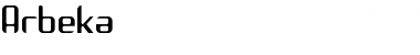 Download Arbeka Regular Font Title Preview