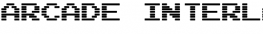 Download Arcade Interlaced Regular Font Title Preview