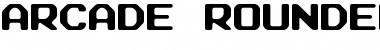 Download Arcade Rounded Regular Font Title Preview