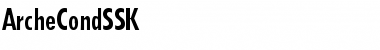Download ArcheCondSSK Regular Font Title Preview