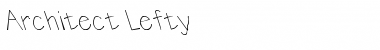 Download Architect Lefty Regular Font Title Preview
