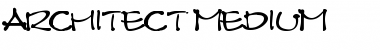 Download Architect Medium Font Title Preview