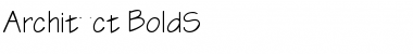 Download Architect-BoldS Regular Font Title Preview