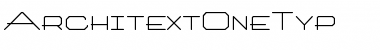 Download ArchitextOneTyp Regular Font Title Preview
