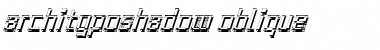 Download ArchitypoShadow Regular Font Title Preview