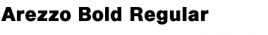 Download Arezzo-Bold Regular Font Title Preview