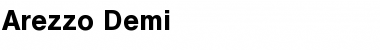 Download Arezzo Demi Font Title Preview