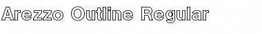 Download Arezzo-Outline Regular Font Title Preview