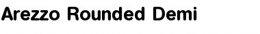 Download Arezzo-Rounded Demi Font Title Preview