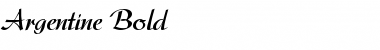 Download Argentine Bold Font Title Preview