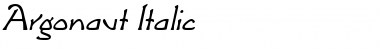Download Argonaut Italic Font Title Preview
