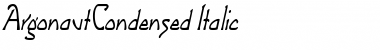 Download ArgonautCondensed Italic Font Title Preview