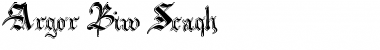 Download Argor Biw Scaqh Regular Font Title Preview