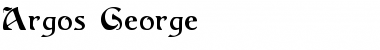 Download Argos George Regular Font Title Preview