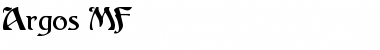 Download Argos MF Regular Font Title Preview