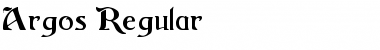 Download Argos Regular Font Title Preview