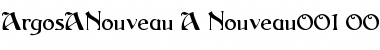 Download ArgosANouveau A Nouveau Font Title Preview