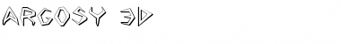 Download Argosy 3D 3D Font Title Preview