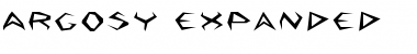Download Argosy Expanded Expanded Font Title Preview