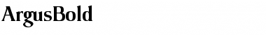 Download ArgusBold Regular Font Title Preview