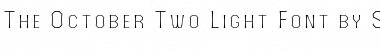 Download The October Two Light Regular Font Title Preview